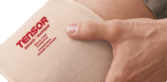 A small reusable cold compress.
