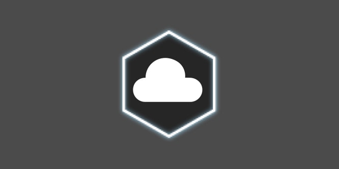 Une icône grise et blanche représentant un nuage au centre d’un hexagone, symbolisant un tissu doux et de qualité supérieure.
